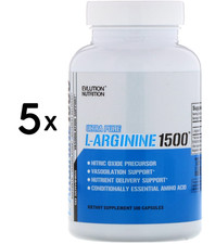 5 x EVLution Nutrition L-Arginine 1500 - 100 caps (139,90 EUR/kg)