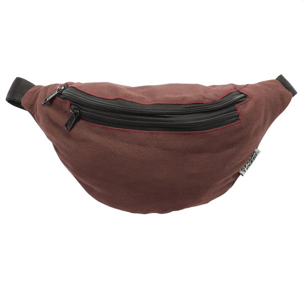 GüRteltasche Louis Dunkelrot Bauchtasche HüFttasche Festival Goa Hippie Freizeit-image