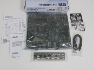 ASUS Pro B860M-C-CSM Micro-ATX Mainboard, LGA 1851, DDR5, PCIe 5.0, DP/HDMI