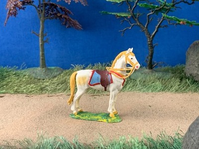 Elastolin 40mm Horse Figure 1:45 Plastic Vintage'70s Hausser Germany Collectible