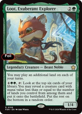Foil Loot, Exuberant Explorer - 106 - NM - Foundations
