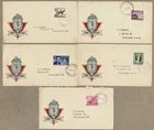 Australia 1959 - 1960 Hermes APO FDC Cover x5 inc Melbournee Cup Horse
