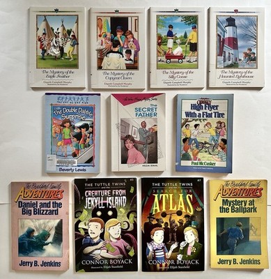Lot of 11 Christian Faith Based Upper Elementary Kids Chapter Books 6 Series