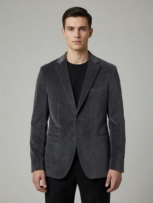 Robert Graham Marcella Grey Chenille Tailored Fit Blazer Men's Size 40
