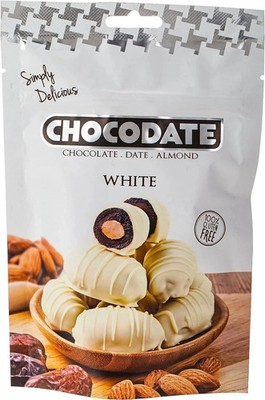 Chocodate White Golden Roasted Almond 100G FREE SHIPPING WORLD WIDE