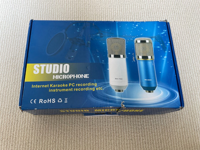 Leihoa BM-800 Condenser Microphone Bundle Studio Recording Kit New Open Box