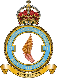No. 71 Squadron RAF badge patch Self Adhesive Vinyl Sticker