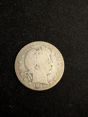 1899 Barber Quarter Dollar