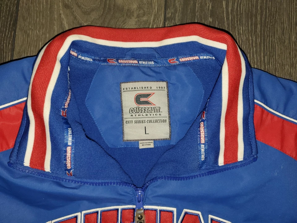 Chaqueta De Colección Colosseum Athletics New York Giants Talla Grande **MANCHAS EN LA MANGA** Foto 3 de 4