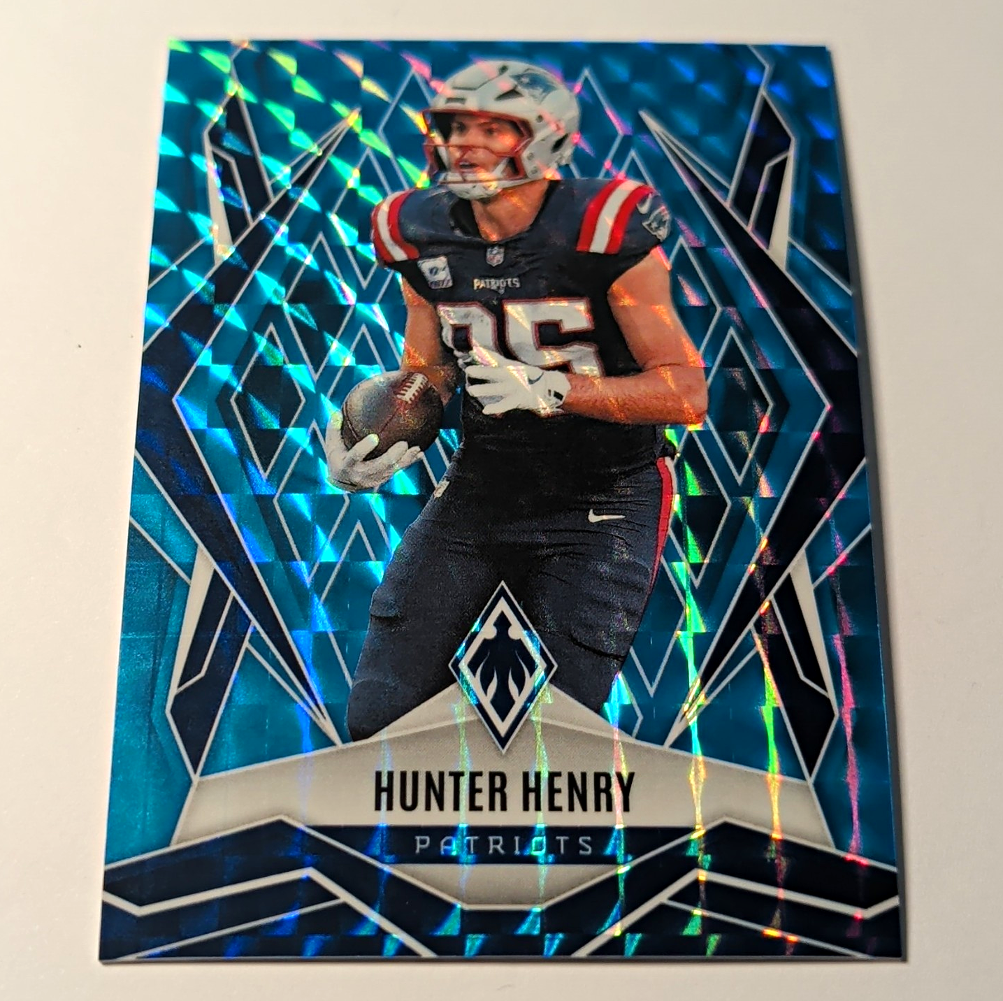 Panini 2025 Phoenix Hunter Henry New England Patriots #97 Light Blue /385