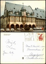 Cartolina Goslar Kaiser Worth edifici e automobili (div. modellini) 1973