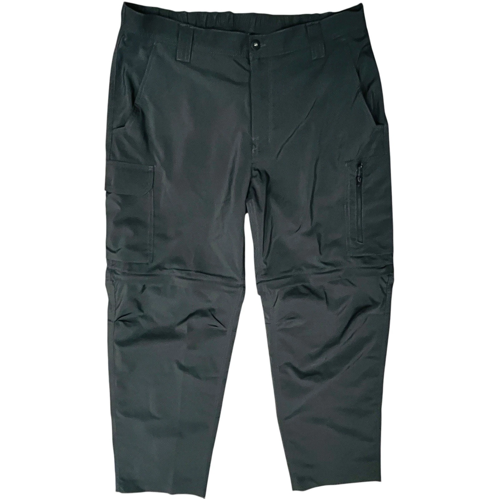 Columbia Pants Gray Convertible Pants Mens 38x32 Hiking Cargo