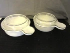 2 SETS Corning Ware by Corelle Grab-It Bowls P-150-B & PYREX Lids P-150-C