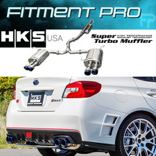 Hks Super Turbo Ti Catback Exhaust For 201521 Subaru Wrx Sti Ej20 31029-af013v