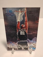 1997-98 Topps Stadium Club Tim Duncan #201 Rookie Basketball Card NBA Spurs!. rookie card picture
