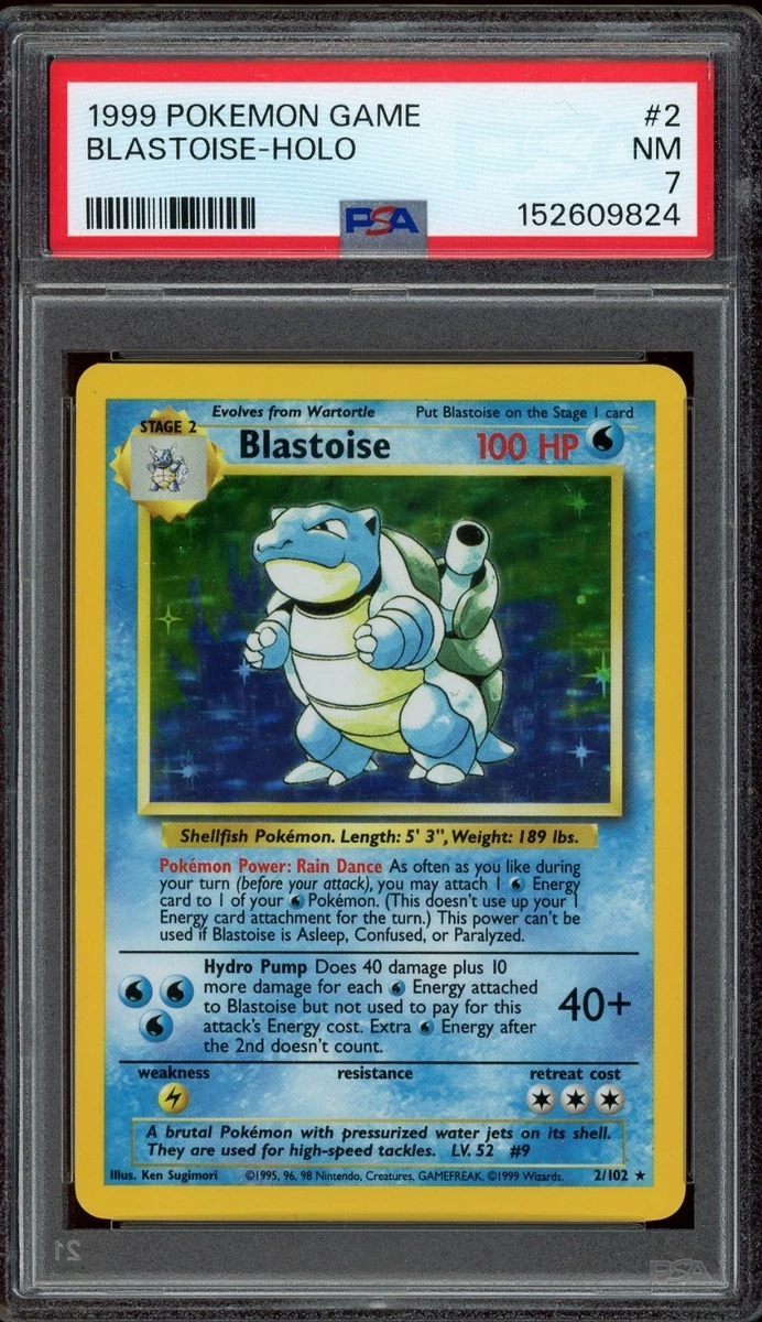 Pokémon TCG Professional Sports Authenticator (PSA) Base Set Grade