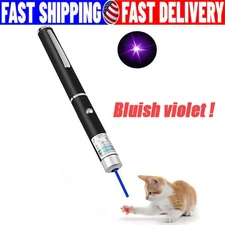 Purple 900Mile Laser Pointer Pen Green Blue Red Light Visible Beam Lazer