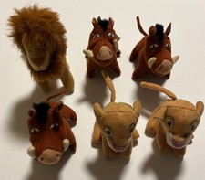 Disney  s Simba  s Pride Plush Lot Of 6-Simba, Pumbaa, Kiara-Lion King-McDonald's