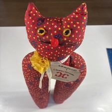 Vintage Calico Critters Puss In Boots 1982 Made In USA NJ Tag Attached