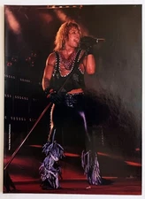 MOTLEY CRUE~VINCE NEIL LIVE~ORIG 1987 POSTER~FULL PAGE MAGAZINE PINUP CLIPPING