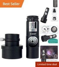 High-Precision Telescope Alignment Tool - Red Laser Collimator with 7 Brightness