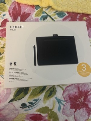 Wacom Intuos Medium Bluetooth Graphics Drawing Tablet Black