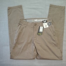 Lee Men's Active Stretch Motion Flex Slim Straight Pants - 30x32 Actual30x31.5 