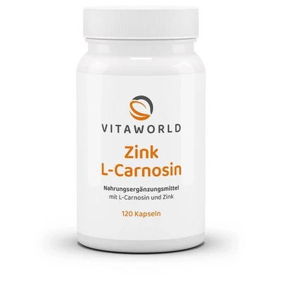 VITA-WORLD GMBH Zink L-Carnosin (120 Kps)