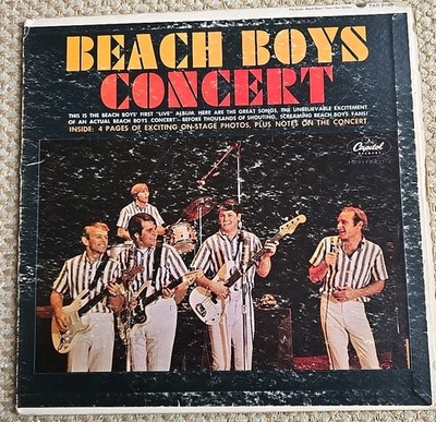 Beach Boys Concert (Vinyl, 1964, Capitol Records) Gatefold Cover