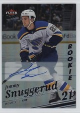 2025 Upper Deck Fleer Ultra Rookies Rainbow Foil Jimmy Snuggerud #177 Auto 1k56