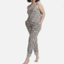 Karen Neuburger Live Love Lounge Cheetah Tank Top And Jogger Pant Set Relax XXL
