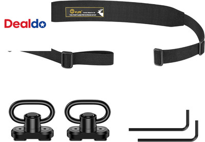 Two Point Sling with 360°Rotate Swivels Gun Sling Wide Shoulder Pad Rifle Sling 
