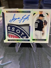 2019 Panini National Treasures 4/10 Stephen Gonsalves #32 Rookie Auto RC