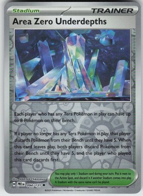 PO-01 Reverse Holo Area Zero Underdepths 094/131 Uncommon SV: Prismatic Evolutio