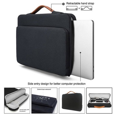 13.3-14'' Large Capacity Laptop Waterproof Bag Carrying Soft Notebook Case Cover