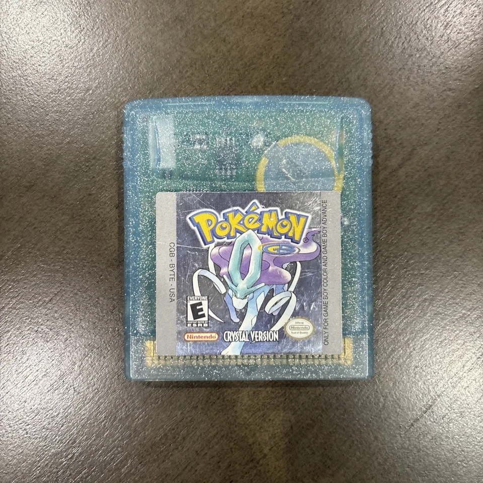Pokémon: Versión Cristal (Color Game Boy, 2001) | AUTÉNTICO | SOLO CARTUCHO Foto 2 de 3