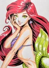 Ariel ,fan art,drawing,markers,painting,manga