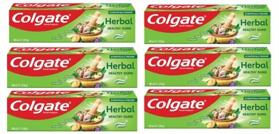 Colgate Kräuter Zahnpasta 100ml mit Teebaum Ingwer Eukalyptus 6er Pack