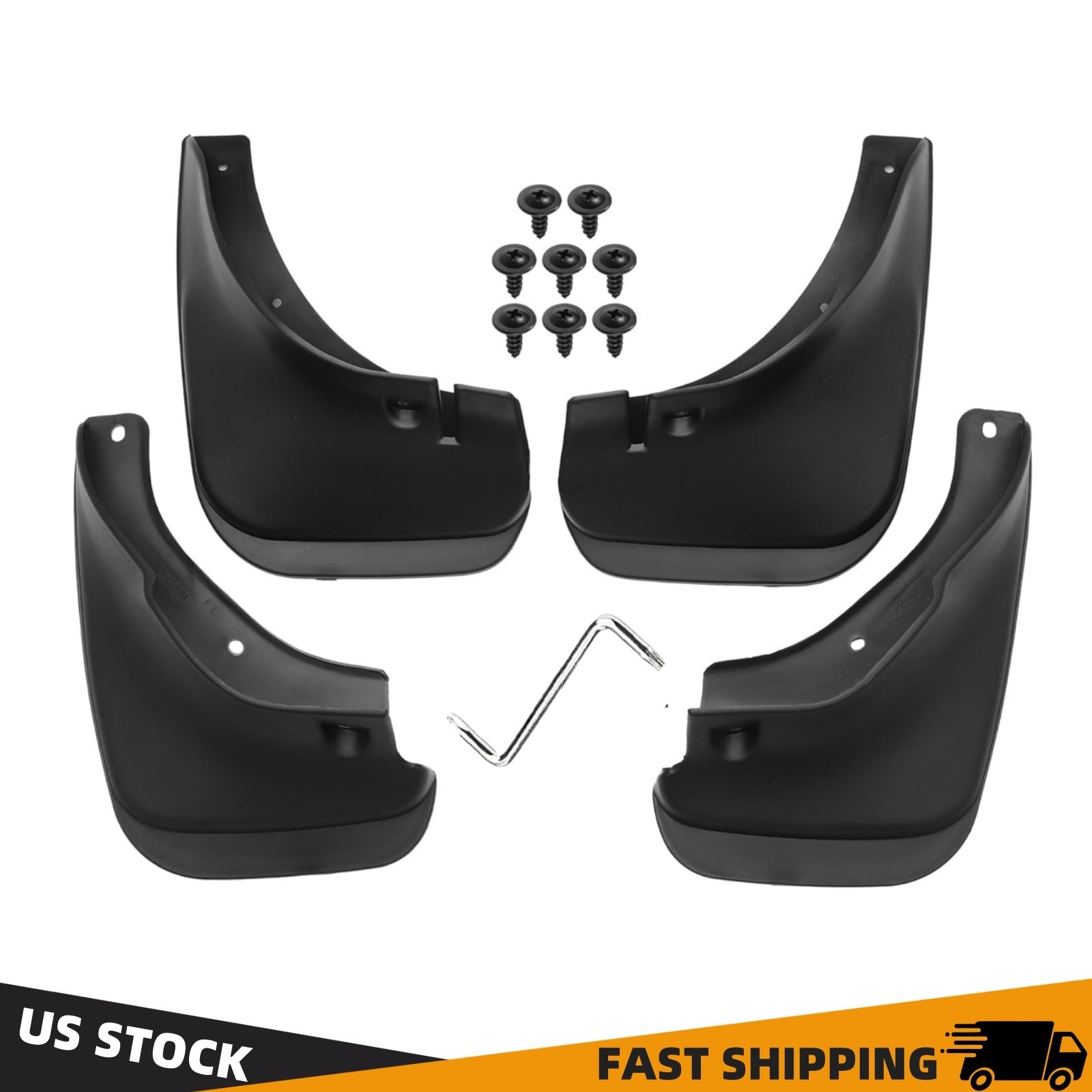 4 Pcs For Toyota Corolla 4dr sedan 93-97 Mud Flaps Splash Guard Fender Mudguard