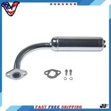 Exhaust Pipe Header w/Muffler for Predator 212cc GX160 GX200 CT200U Mini Bike