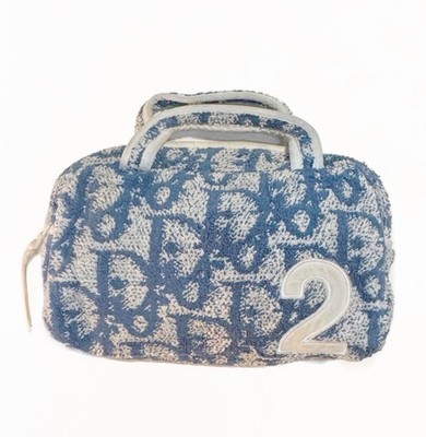 ChristianDior ガリアーノ　トロッター Vintage Christian Dior Trotter Bag John Galliano Blue Monogram