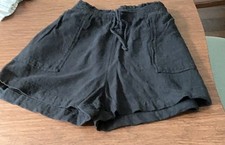Time and Tru Shorts, BLACK , Elastic Waist, Front Pockets, Size XL 16-18 ,