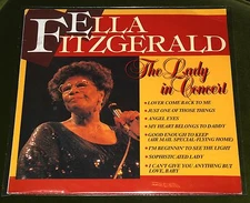 ELLA FITZGERALD THE LADY IN CONCERT LP VINYL *RARE* HOLLAND HRH PRESS LTD New