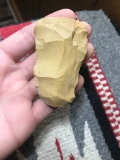 MLC s7106 Well Made Flint Celt W/ Use Polish X Ed Smith Illinois Old Artifact