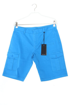 DAVID NAMAN Shorts Patch Pockets 46 indigo blue NEW