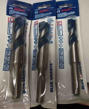 Bosch Blue Granite 1", 7/8", 3/4" BITS x 6 pollici di lunghezza HCBG26, HCBG24, HCBG22
