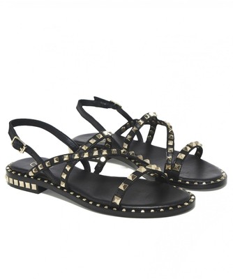 ash peace studded slingback leather sandals