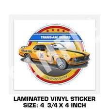 TRANS AM SERIES 1970 BOSS 302 COLLECTOR EDITION - VINTAGE RACING - DECAL STICKER
