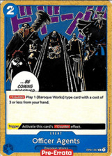 Officer Agents Errata - OP01-087 LP  - One Piece