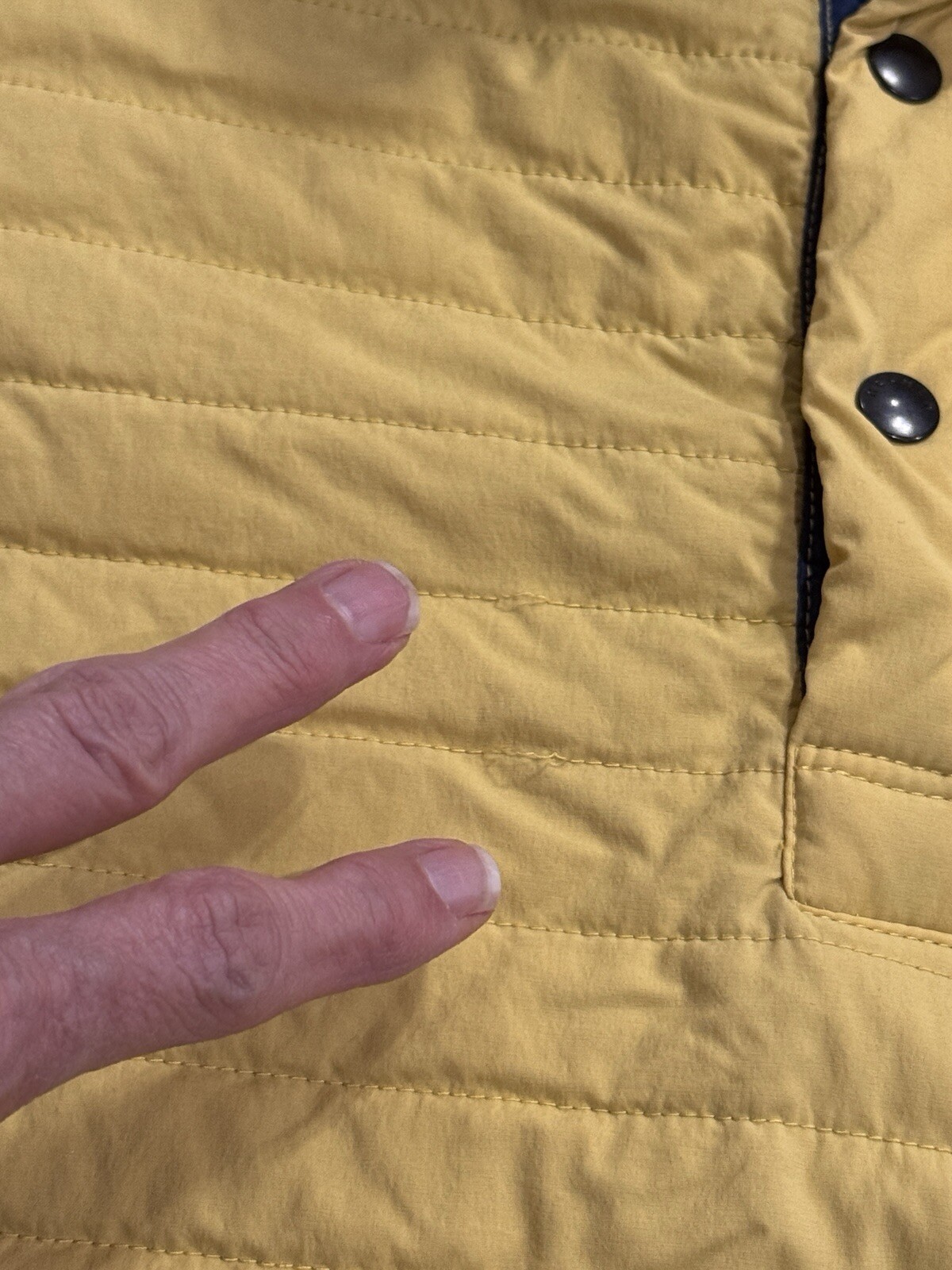 Relwen Windzip Pullover, Size M medium Yellow Ins… - image 6